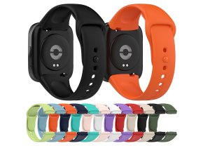 Jednobarevný náhradní řemínek Xiaomi Redmi Watch 3 Lite / Watch 3 Active (Barva náramku Tmavě modrá)