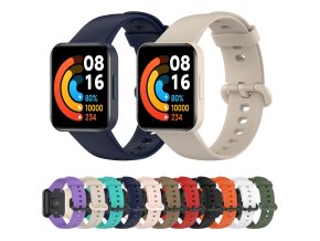 Jednobarevný náhradní řemínek Xiaomi Mi Watch Lite / 2 Lite (Barva náramku Fialová)