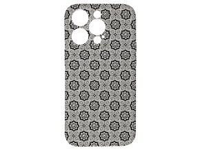 60663 kryt kvetiny cerny pro iphone 15 pro