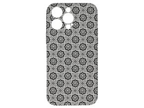 60963 kryt kvetiny cerny pro iphone 15 pro max