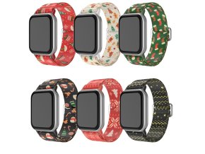 Vánoční řemínek se sponou pro Apple Watch 38/40/41/42(S10)mm (typ 6)