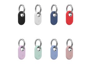 Silikonová klíčenka pro Samsung Galaxy Smart Tag 2 (Barva náramku Baby Růžová)