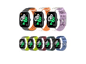 Dvojbarevný náhradní řemínek Xiaomi Redmi Watch 4/5 (Barva Tyrkysový)