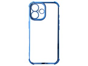 68726 pruhledny kryt s modrou hranou pro iphone 17