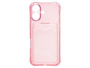 69383 silikonovy ruzovy kryt s penezenkou pro iphone 17