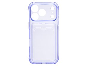 69401 silikonovy fialovy kryt s penezenkou pro iphone 17 pro