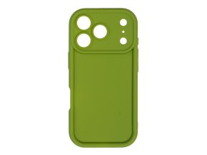 69737 zeleny silikonovy kryt se zvysenou ochranou hran pro iphone 17 pro max