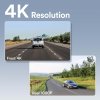 WOLFANG Autokamera 4K Dual Dash Cam