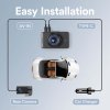 WOLFANG Autokamera 4K Dual Dash Cam