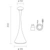 SIGOR Nudrop – stmívatelná LED akumulátorová stolní lampa pro vnitřní i venkovní použití