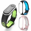 Náhradní náramek Mi band 3/4 EF (Barva TmavěModro-Bílá, Pro Přístroj Xiaomi Mi band 3/4/5/6)