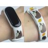 Náhradní náramek Mi band 3/4/5/6/7 Ježek (Barevná varianta Bílá, Pro Přístroj Xiaomi Mi Band 7)