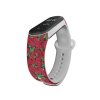 Náhradní náramek Mi band 3/4/5/6/7 Červené růže (Barva Vícebarevná, Pro Přístroj Xiaomi Mi Band 7)