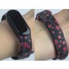 Náhradní náramek Mi band 3/4/5/6/7 Sakura (Barevná varianta Bílá, Pro Přístroj Xiaomi Mi Band 7)