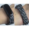 Náhradní náramek Mi band 3/4/5/6/7 Caroline (Barevná varianta Bílá, Pro Přístroj Xiaomi Mi Band 7)