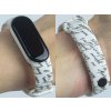 Náhradní náramek Mi band 3/4/5/6/7 Caroline (Barevná varianta Bílá, Pro Přístroj Xiaomi Mi Band 7)