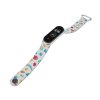Náhradní náramek Mi band 3/4/5/6/7 Barevné listy podzimu (Barevná varianta Bílá, Pro Přístroj Xiaomi Mi Band 7)