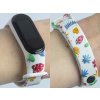 Náhradní náramek Mi band 3/4/5/6/7 Barevné listy podzimu (Barevná varianta Bílá, Pro Přístroj Xiaomi Mi Band 7)