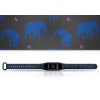 Náhradní náramek Mi band 3/4/5/6/7 Modří sloni (Barevná varianta Bílá, Pro Přístroj Xiaomi Mi Band 7)