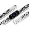 Náhradní náramek Mi band 3/4/5/6/7 Ještěrky (Barva Bílá, Pro Přístroj Xiaomi Mi Band 7)
