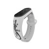 Náhradní náramek Mi band 3/4/5/6/7 Ještěrky (Barva Bílá, Pro Přístroj Xiaomi Mi Band 7)