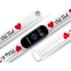 Náhradní náramek Mi band 3/4/5/6/7 na přání: Miluji tě! (Barva Vícebarevná, Pro Přístroj Xiaomi Mi Band 7)