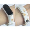 Náhradní náramek Mi band 3/4/5/6/7 Stromky (Barevná varianta Bílá, Pro Přístroj Xiaomi Mi Band 7)