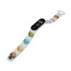 Náhradní náramek Mi band 3/4/5/6/7 Kostky (Barevná varianta Bílá, Pro Přístroj Xiaomi Mi Band 7)