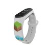 Náhradní náramek Mi band 3/4/5/6/7 Kostky (Barevná varianta Bílá, Pro Přístroj Xiaomi Mi Band 7)