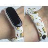 Náhradní náramek Mi band 3/4/5/6/7 Burito (Barevná varianta Bílá, Pro Přístroj Xiaomi Mi Band 7)