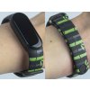 Náhradní náramek Mi band 3/4/5/6/7  Bambus (Barva Vícebarevná, Pro Přístroj Xiaomi Mi Band 7)
