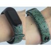 Náhradní náramek Mi band 3/4/5/6/7 Paví pera (Barevná varianta Bílá, Pro Přístroj Xiaomi Mi Band 7)