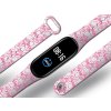 Náhradní náramek Mi band 3/4/5/6/7 Osvěžující motiv (Barevná varianta Bílá, Pro Přístroj Xiaomi Mi Band 7)