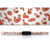 Náhradní náramek Mi band 3/4/5/6/7 Lišky (Barevná varianta Bílá, Pro Přístroj Xiaomi Mi Band 7)