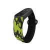 Náhradní náramek Mi band 3/4/5/6/7 Zelená skvrna (Barevná varianta Bílá, Pro Přístroj Xiaomi Mi Band 7)