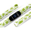 Náhradní náramek Mi band 3/4/5/6/7 Zelená skvrna (Barevná varianta Bílá, Pro Přístroj Xiaomi Mi Band 7)