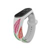 Náhradní náramek Mi band 3/4/5/6/7 Lístky (Barva Vícebarevná, Pro Přístroj Xiaomi Mi Band 7)