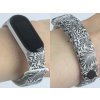 Náhradní náramek Mi band 3/4/5/6/7 Přírodní ornamenty (Barva Vícebarevná, Pro Přístroj Xiaomi Mi Band 7)