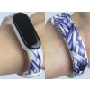 Náhradní náramek Mi band 3/4/5/6/7 Grafity (Barva Vícebarevná, Pro Přístroj Xiaomi Mi Band 7)
