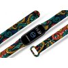 Náhradní náramek Mi band 3/4/5/6/7 Barevné vlny (Barva Vícebarevná, Pro Přístroj Xiaomi Mi Band 7)