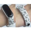 Náhradní náramek Mi band 3/4/5/6/7 Draci (Barevná varianta Bílá, Pro Přístroj Xiaomi Mi Band 7)