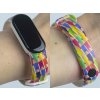 Náhradní náramek Mi band 3/4/5/6/7 Pastelky (Barva Vícebarevná, Pro Přístroj Xiaomi Mi Band 7)