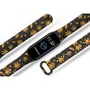 Náhradní náramek Mi band 3/4/5/6/7 Oranžové lístky (Barevná varianta Bílá, Pro Přístroj Xiaomi Mi Band 7)
