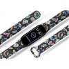 Náhradní náramek Mi band 3/4/5/6/7 Haloween (Barevná varianta Bílá, Pro Přístroj Xiaomi Mi Band 7)