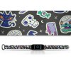 Náhradní náramek Mi band 3/4/5/6/7 Haloween (Barevná varianta Bílá, Pro Přístroj Xiaomi Mi Band 7)