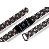 Náhradní náramek Mi band 3/4/5/6/7 Hipster Santa (Barevná varianta Bílá, Pro Přístroj Xiaomi Mi Band 7)