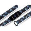Náhradní náramek Mi band 3/4/5/6/7 Modré lebky (Barevná varianta Bílá, Pro Přístroj Xiaomi Mi Band 7)