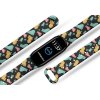 Náhradní náramek Mi band 3/4/5/6/7 Kočky (Barevná varianta Bílá, Pro Přístroj Xiaomi Mi Band 7)