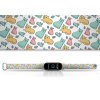 Náhradní náramek Mi band 3/4/5/6/7 Kočky (Barevná varianta Bílá, Pro Přístroj Xiaomi Mi Band 7)