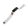 Náhradní náramek Mi band 3/4/5/6/7 Vlk (Barevná varianta Bílá, Pro Přístroj Xiaomi Mi Band 7)